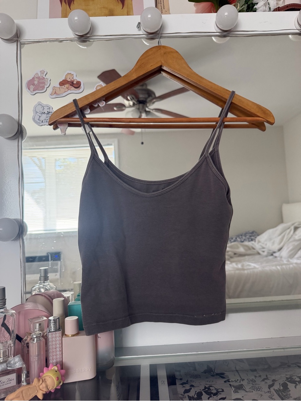 Brandy Melville Brown/Grey Tank top